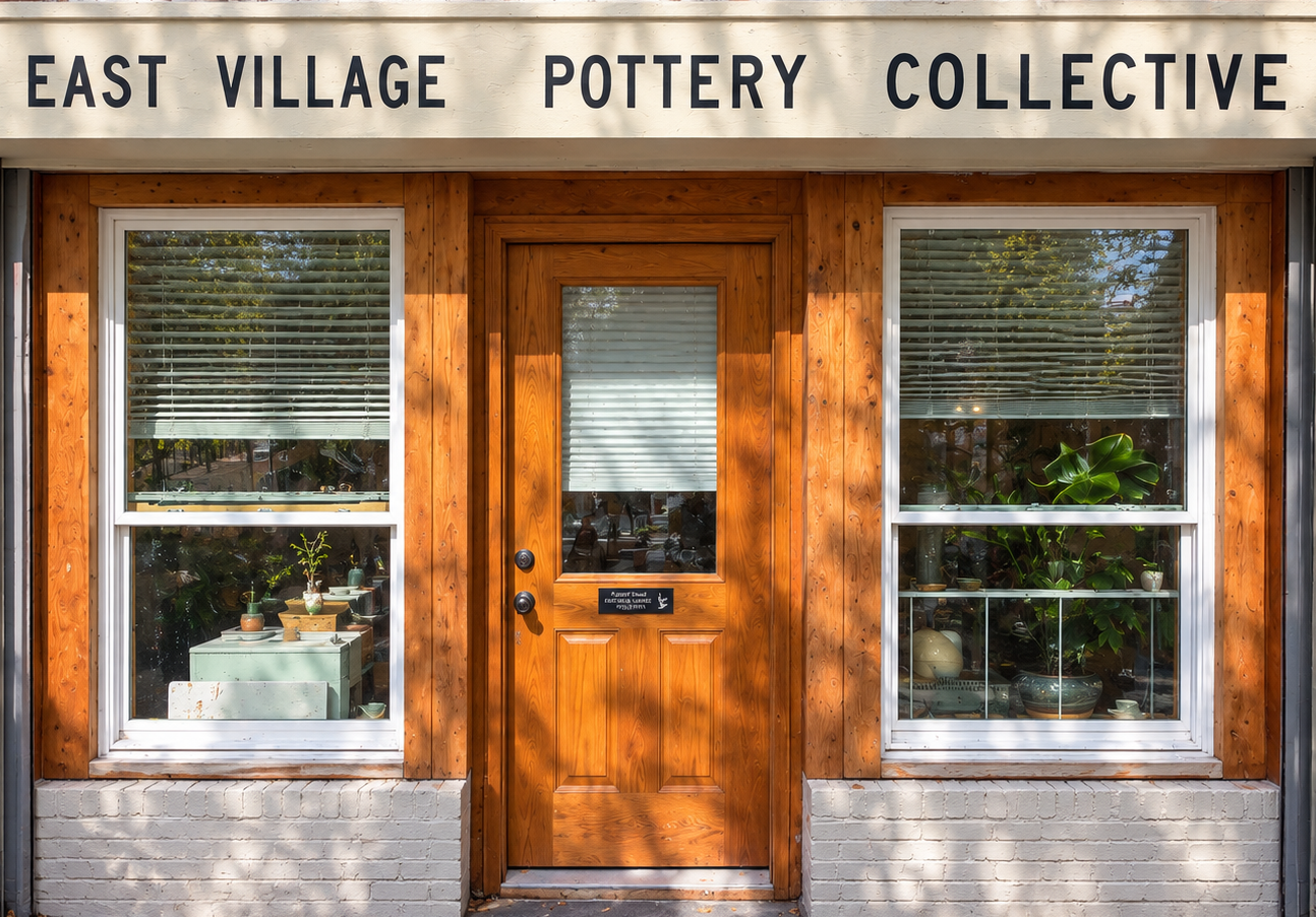 East Village Pottery Collective storefront